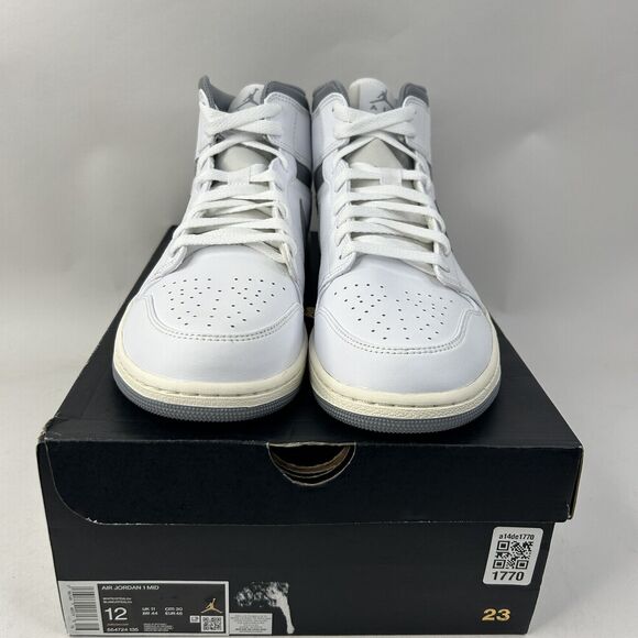 Nike Shoes Air Jordan 1 Mid Retro “Neutral Grey” 2024 - Picture 2 of 6